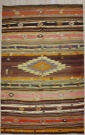 R7494 Antique Turkish Cal Kilim Rug