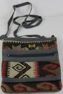 Hand Woven Anatolian Kilim Handbag H112