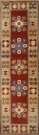 R6047 Vintage Turkish Milas Carpet Runner