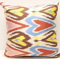 i5 - Silk Ikat Cushion Cover