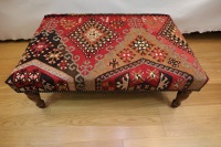 R5968 Large Kilim Ottoman Stool Tables