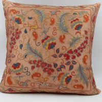C14 Silk Suzani Pillow Covers