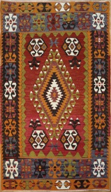 R7626 Vintage Cal Kilim Rug