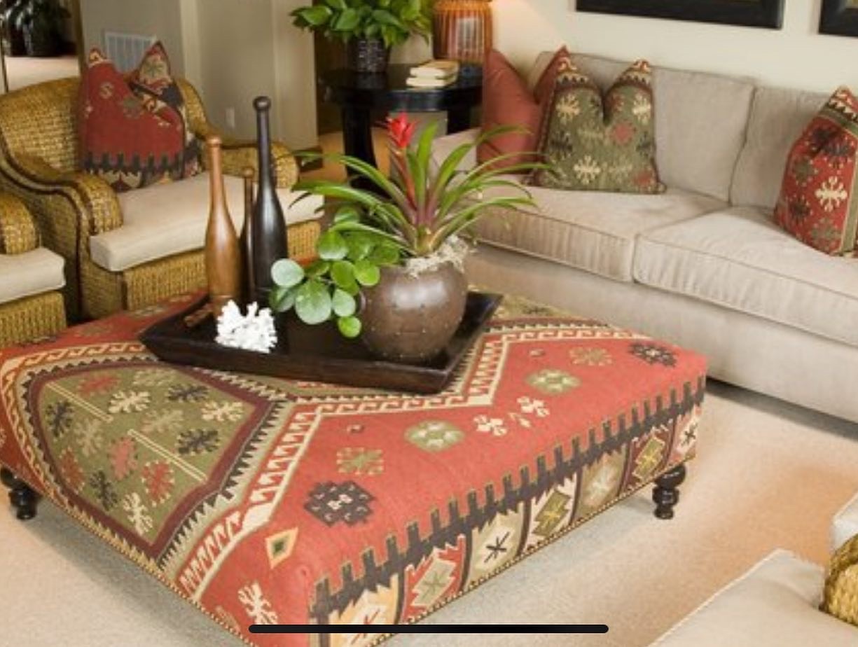 kilim stools
