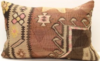 D61 Antique Turkish Kilim Pillow Cover