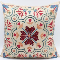 Silk Suzani Pillow Covers