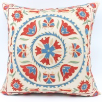 Silk Suzani Pillow Covers