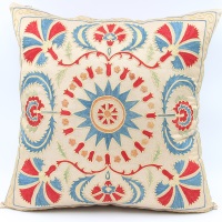 Silk Suzani Pillow Covers