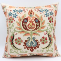 Silk Suzani Pillow Covers