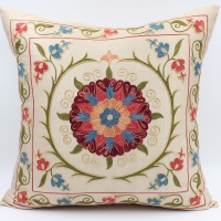 Silk Suzani Pillow Covers