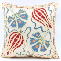 Silk Suzani Pillow Covers