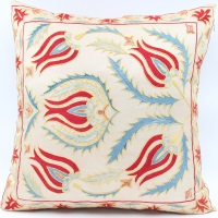 Silk Suzani Pillow Covers