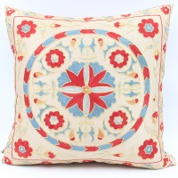 Silk Suzani Pillow Covers