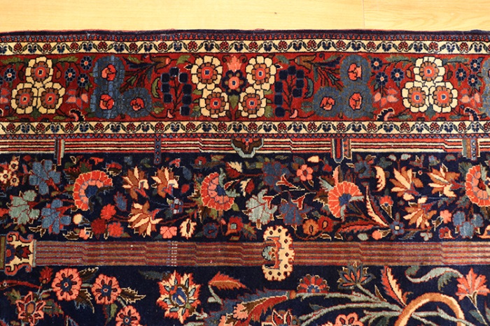 Antique Kashan Rug | Kashan Carpet | Persian Kashan Rug - 7086