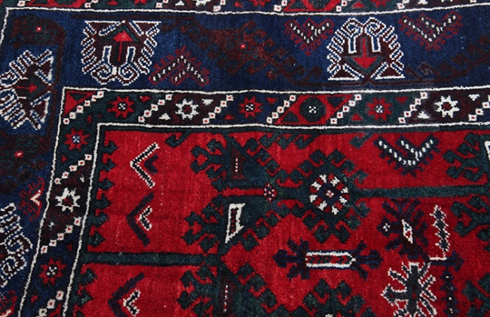 Hand Woven Vintage Turkish Rugs-8543