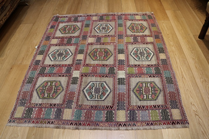 Turkish Vintage Cicim Rugs | Rug Store London - 1654