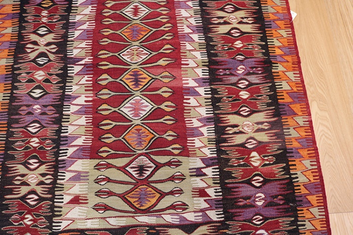 Vintage Emirdag Turkish Kilim Rug - 1907