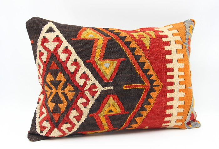 Vintage Kilim Lumbar Pillow Covers 9374