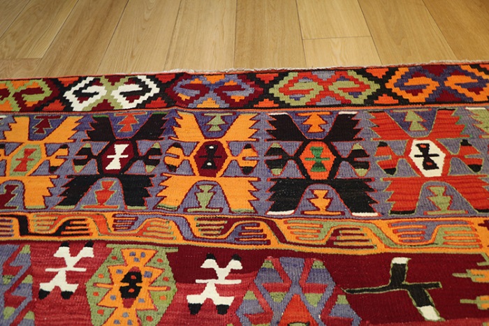 Vintage Turkish Kilim Rug - 8899