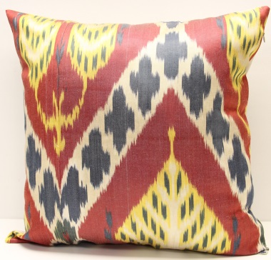 i36 - Uzbekistan Silk Ikat Pillow Cushion Covers