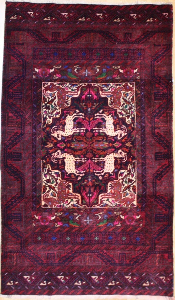 R9122 Afghan Belouch Rug