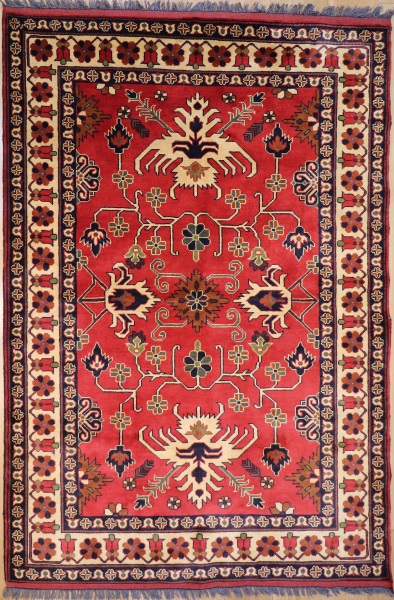 R6735 Afghan Kargai Carpet