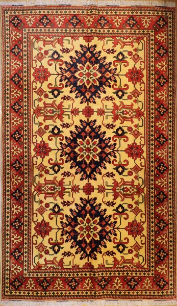 R6742 Afghan Kargai Handmade Carpets