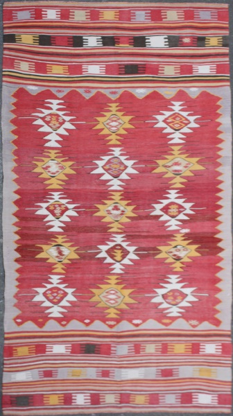 R7343 Afyon Kilim Rug