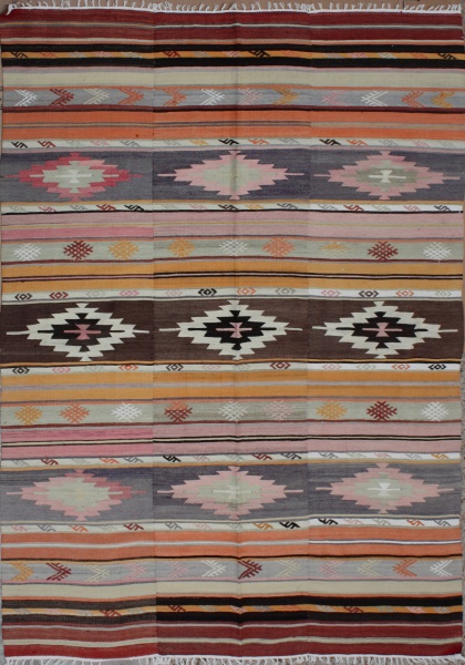 R3529 Anatolian Hand Woven Cal Kilim