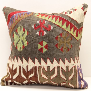 M413 Anatolian Kilim Cushion Cover