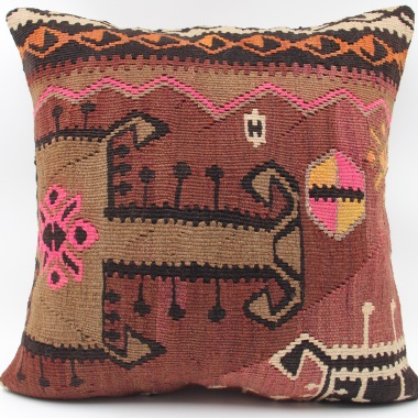 L614 Anatolian Kilim Cushion Cover