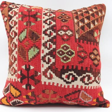 L402 Anatolian Kilim Cushion Cover London 