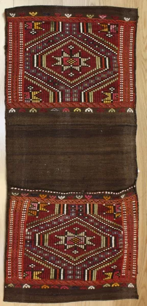 Anatolian Kilim Saddle Bag R5618