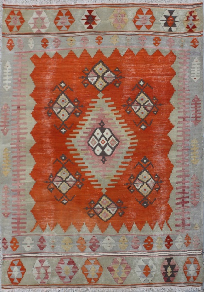 R2635 Anatolian Turkish Cal Kilim Rug