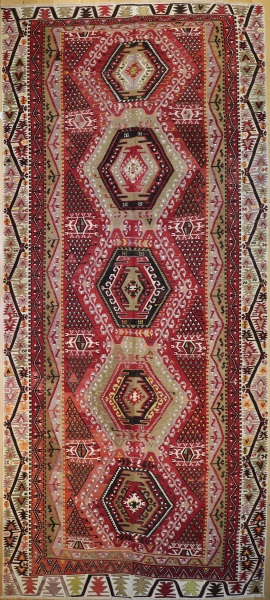 R9100 Anatolian Vintage Kilim Rug