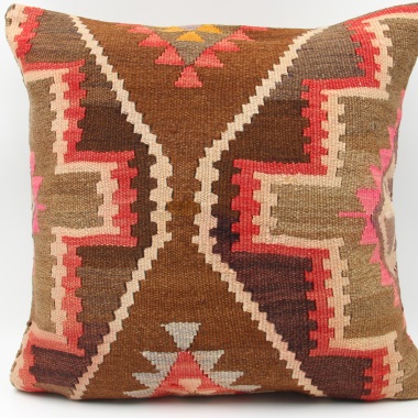 L611 Antique Anatolian Kilim Cushion Cover