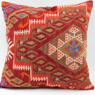 L611 Antique Anatolian Kilim Cushion Cover