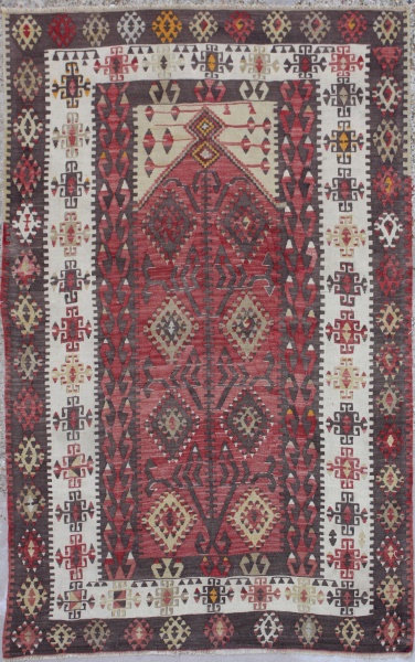 R5888 Antique Anatolian Kilim Rug