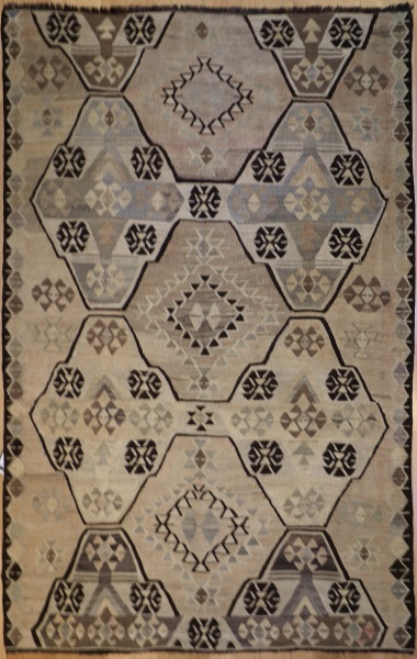 R6342 Antique Anatolian Kilim Rug