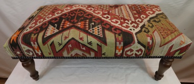 R6998 Antique Bench Kilim Stools