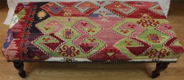 Antique Bench Kilim Stools R4020