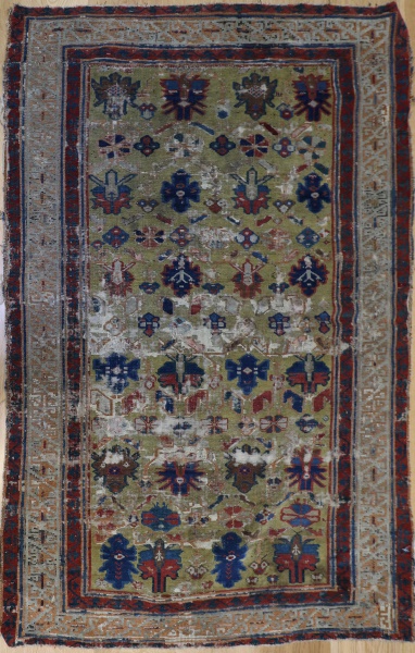R3384 Antique Caucasian Chichi rug