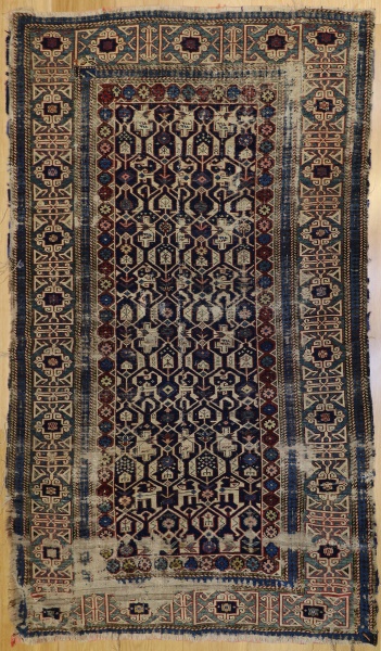 R2881 Antique Caucasian Kuba Rug