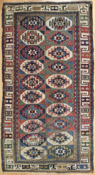 R7751 Antique Caucasian Moghan Carpet