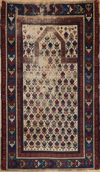 R2962 Antique Caucasian Shirvan Rug