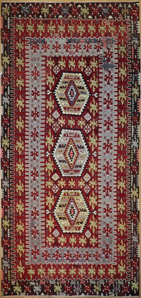 R6538 Antique Esme Turkish Kilim Rug