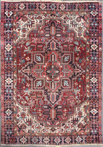 R1127 Antique Heriz Carpet