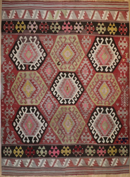 R6354 Antique Karakecili Kilim