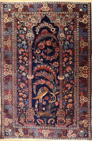 R6952 Antique Kashan Rug