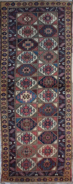 R1294 Antique Kazak Carpet Runner